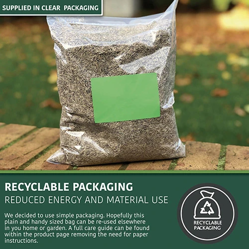 Multi-Purpose & Hardwearing Grass Seed Mix - Back Lawn, 1kg 4 Multi-Purpose & Hardwearing Grass Seed Mix - Back Lawn, 1kg - Image 4