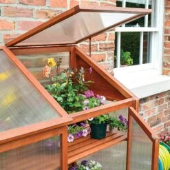 Hardwood Mini Greenhouse 9 Hardwood Mini Greenhouse -Yougarden Online Store 160265 4