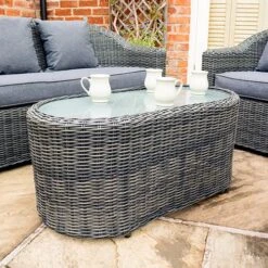Bunbury Sofa Set Grey Weave -Yougarden Online Store 160288 3
