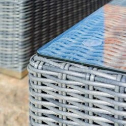 Vienna Lounger Set Grey Weave -Yougarden Online Store 160289 4