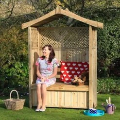 Dorset Arbour With Storage Box And Seat Cushion 5 Dorset Arbour With Storage Box And Seat Cushion -Yougarden Online Store 160506 2