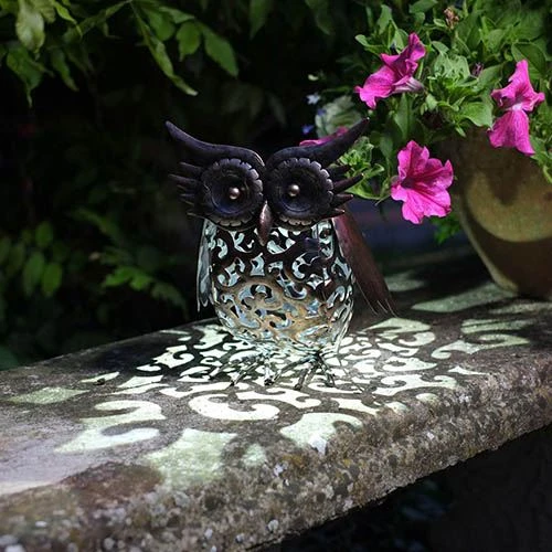 Metal Scroll Owl Light 1 Metal Scroll Owl Light
