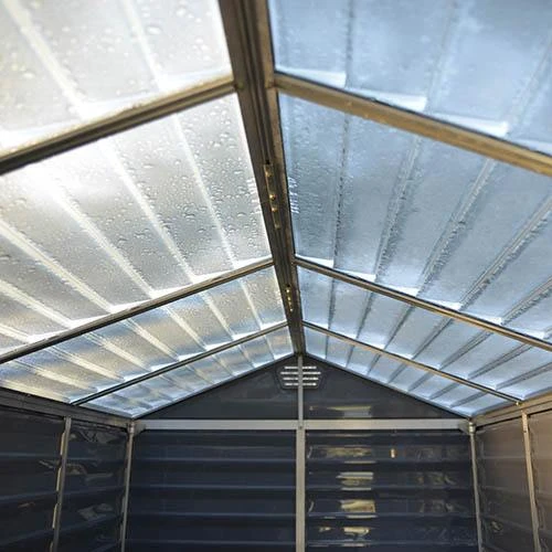 Palram 6x3 Skylight Grey Deco Apex Shed 6 Palram 6x3 Skylight Grey Deco Apex Shed - Image 6