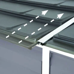 Palram 4x6 Skylight Grey Pent Shed 15 Palram 4x6 Skylight Grey Pent Shed -Yougarden Online Store 160733 6