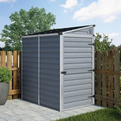 Palram 4x6 Skylight Grey Pent Shed 16 Palram 4x6 Skylight Grey Pent Shed -Yougarden Online Store 160733 7
