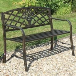 Coalbrookdale Garden Bench - Bronze -Yougarden Online Store 160793 2