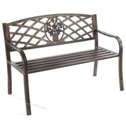 Coalbrookdale Garden Bench - Bronze -Yougarden Online Store 160793 3