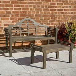 Lutyens Style Bench - Chestnut