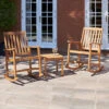 3pce Kingswood Rocking Chair Set In Natural