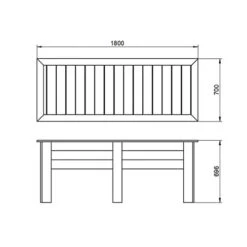 Large Kitchen Garden Planter - 1.8m -Yougarden Online Store 161026 4
