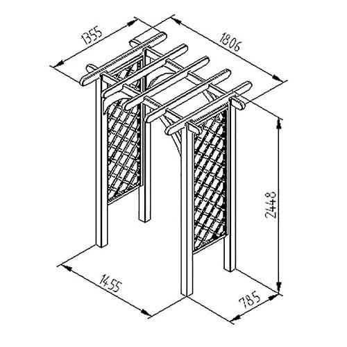 Ultima Pergola Arch 2 Ultima Pergola Arch - Image 2