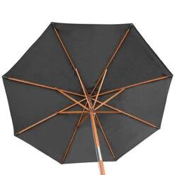 Willington Grey 2.7m Wooden Parasol 7 Willington Grey 2.7m Wooden Parasol -Yougarden Online Store 161239 2