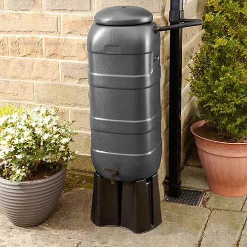 Water Butt With Rain Saver Kit 100L 1 Water Butt With Rain Saver Kit 100L