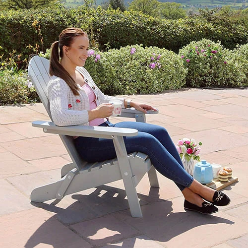 Folding Chair-Light Grey 2 Folding Chair-Light Grey - Image 2