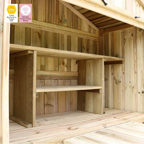 Garden Bar And 2 Stool Set 7 Garden Bar And 2 Stool Set - Image 7