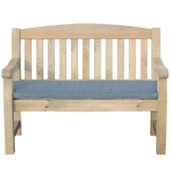 Emily Bench 2-Seater Dark Grey Seat Pad 4ft