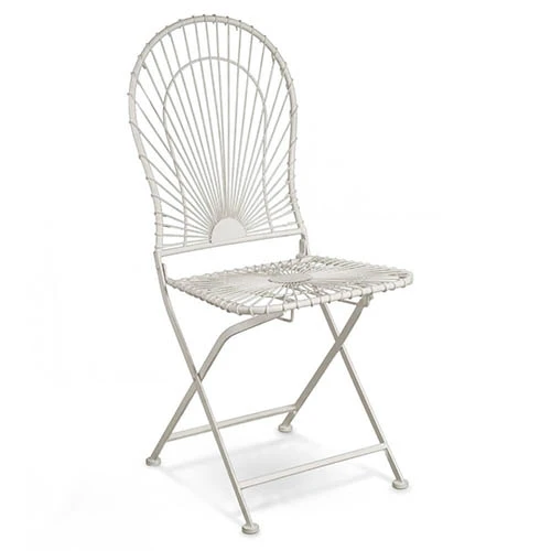 Antibe Ivory Green Folding Chair 1 Antibe Ivory Green Folding Chair