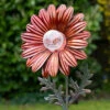 Red Daisy With Solar Light