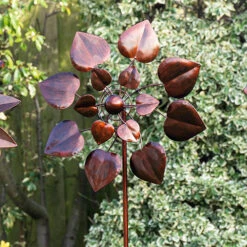 Set Of 4 Flower Wind Spinners 8 Set Of 4 Flower Wind Spinners -Yougarden Online Store 161519 3