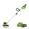 Greenworks 40V Front Mount Trimmer With 2Ah Battery & Charger