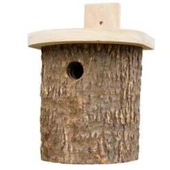 Natural Log Tit Nesting Box 5 Natural Log Tit Nesting Box -Yougarden Online Store 190047 2