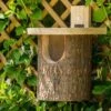 Natural Log Robin Nesting Box